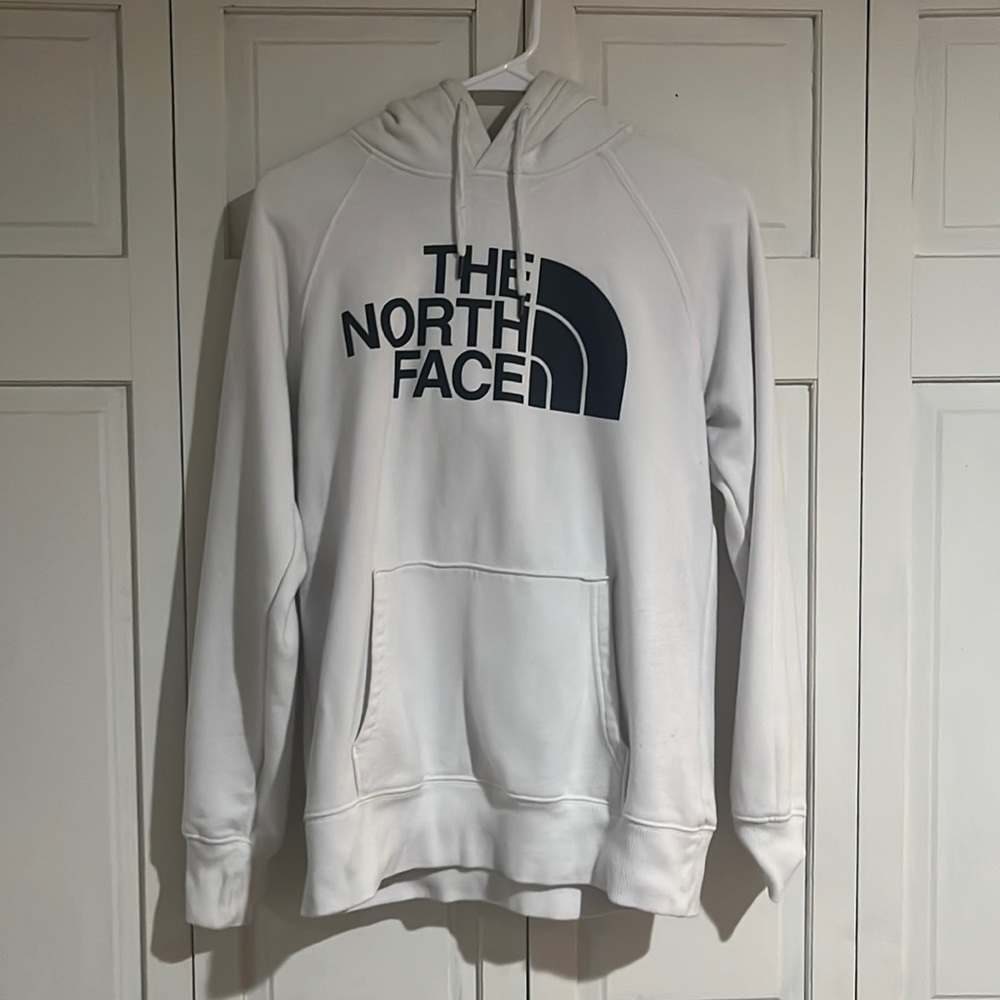 White North Face hoodie